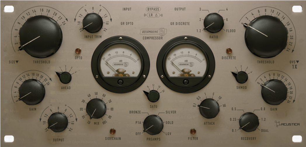 Acustica Audio AQUAMARINE 5 [SHADOW HILLS COMPRESSOR]